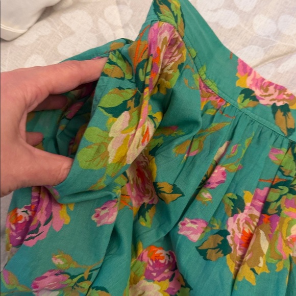 J. Crew Floral Sheer cotton voile skirt in rose garden Maxi Skirt - Picture 7 of 7